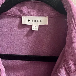 ✨Mable Emersyn Slinky Button Down Sz Small Purple Dress✨ thumbnail 9