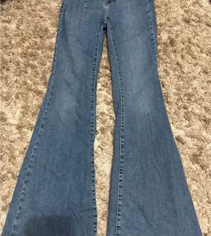 We The Free Medium Blue Wide-Leg Flare Jeans thumbnail 1