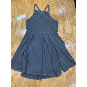 Treasure & Bond Dress Womens Large (10/12) Blue Sleeveless Keyhole Halter B61 thumbnail 6
