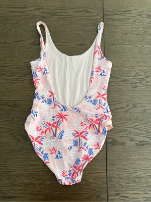 Onia Pink Tropical Palm One-Piece Swimsuit thumbnail 2