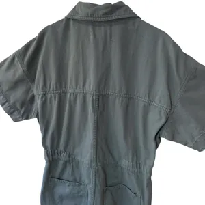 Free People Marci Coverall Jumpsuit in Washed Army Grunge Work Outdoors M‎ thumbnail 8