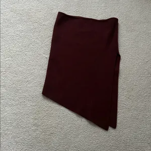 😍😍 Cutest Maroon Knit Long Asymmetrical Tube Top thumbnail 3