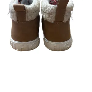 Tommy Hilfiger Jael Brown Shearling Trim High-Top Lace-Up Sneakers thumbnail 5