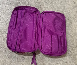 Vera Bradley Floral Makeup And Cosmetics Bag/ Handbag thumbnail 5