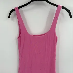 Aritzia Wilfred Pink Mini Ruched Party Rushing Lydia Barbie Dress Size Xs thumbnail 10