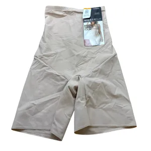 Miraclesuit Beige High Waist Tummy Tuck Thigh Slimmer Shapewear Small thumbnail 2