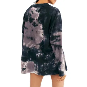 WE THE FREE PEOPLE Be Free Tunic Top Tie Dye Long Sleeve size Small thumbnail 2