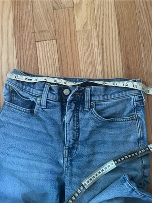 J Crew Classic Straight Jeans 27 Light Wash Blue Casual Minimalist thumbnail 4