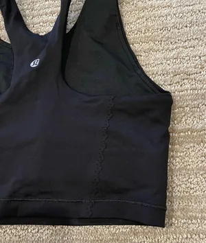 Lululemon Athletica Black Crop Top thumbnail 3