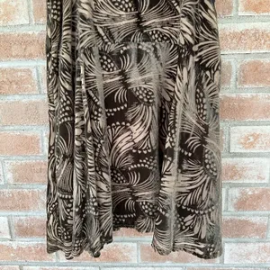 Free People Ellie Mini Dress Velvet Brown Studded XS Witchy Fairy Grunge Boho thumbnail 9
