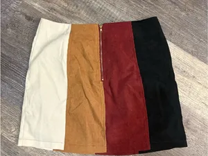Altar'd‎ State Black Red Brown Cream Colorblock Mini Skirt thumbnail 3