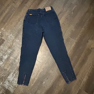 Vintage Jordache Basics High Waisted Mom Jeans Dark Wash Ankle‎ Zip 13/14 8145J thumbnail 4