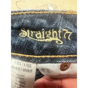American Eagle Straight-Stretch  77 Jeans Sz 4 thumbnail 3