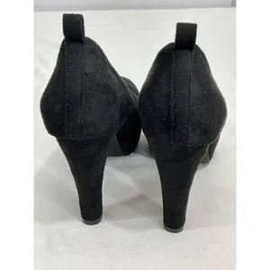 Womans Made In China Black Faux Suede Platform High Heel Eu 41 Us 8 thumbnail 5