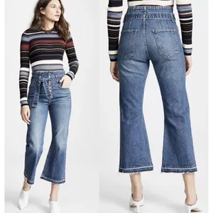 Veronica Beard Marlene Visit Corset Wide Jean, size 27 Doesn’T Have A Belt thumbnail 2