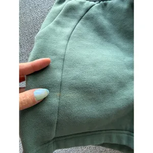 Lululemon Green Cotton Fleece‎ Drawstring Shorts Size 2 thumbnail 5