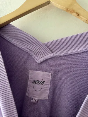 Aerie‎ House Party Sweatshirt Lavender Purple thumbnail 6