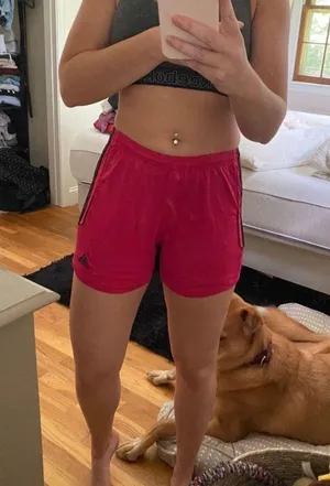 ClimaCool Pink Athletic Adidas Shorts thumbnail 5
