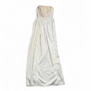 NWT Somedays Lovin Drifting South Strapless Feminine Neutral Maxi Dress — SMALL thumbnail 5