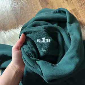 HOLLISTER Feel Good Fleece Cozy Hoodie In Dark Teal thumbnail 6