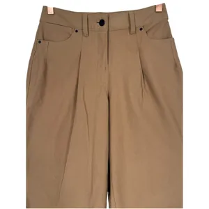 Lululemon Womens City Sleek Mid-Rise Barrel-Leg Pants Tan LW5FF8S Size 24 Preppy thumbnail 7