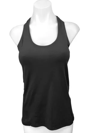 Athleta Black Racerback Scoop Neck Athletic Running Gym Workout Tank Top Size S thumbnail 1