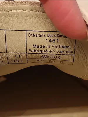 Dr. Martens Dr. Martens Iced Dove White Leather 1461 Women's Oxford Shoes Sz 11 thumbnail 7