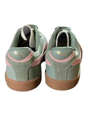 NWOT PUMA Club II Era Women's Sneakers in Green/Pink/Gum – Size 9j thumbnail 4