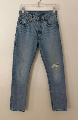 levi’s 501 original fit jeans 25 waist thumbnail 1