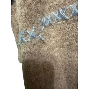POL Pink Knit Open Front Cardigan‎ Sweater With Embroidered Details Womens thumbnail 5