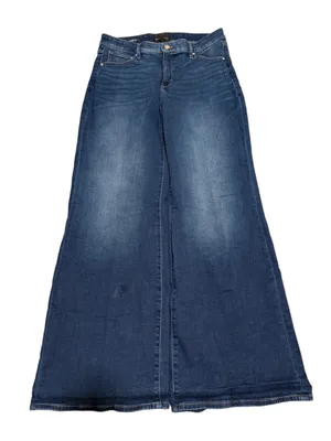 White House Black Market high-rise wide leg jeans Sz 10 thumbnail 1