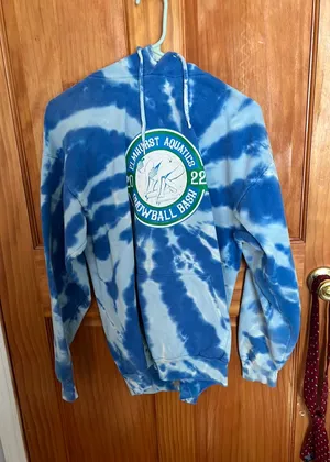 Swim meet sweatshirt Blue Size M thumbnail 1