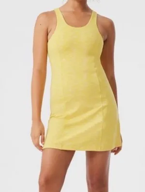 Outdoor Voices Tennis Dress Athletic Flow Circle Spring Fling Yellow Small thumbnail 1