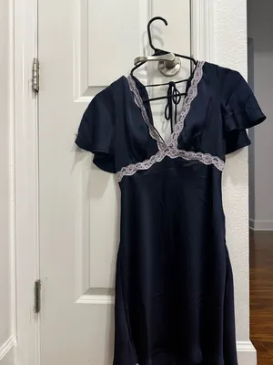 Jaron Mini Dress Navy thumbnail 2