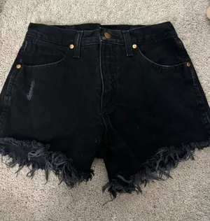 Wrangler Jean Shorts Black Denim thumbnail 1