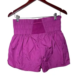 Free People The Way Home Shorts in Foglove magenta sz L thumbnail 3