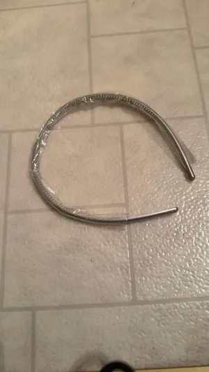 Simple Silver Plastic Headband thumbnail 2