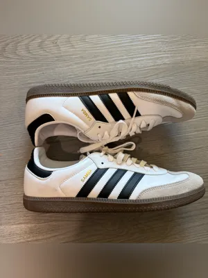 Adidas Samba OG Shoes in White/Core Black/Gum Women’s 11 thumbnail 5