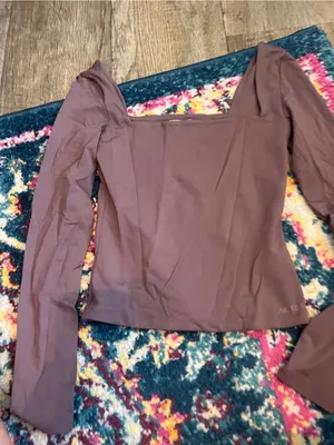 Aritzia Babaton contour Square Neck Long Sleeve Top thumbnail 8