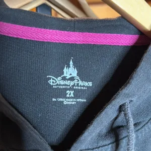 Disney Parks Authentic 2016 Fantasia Mickey Zip Hoodie Black Pink 2X Walt Disney thumbnail 4