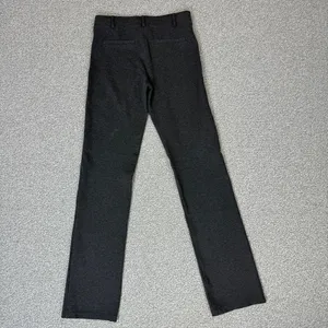 Betabrand Classic Straight Leg Yoga Dress Pants Gray‎ Small thumbnail 4