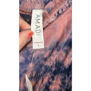 NWT Anthropologie Amadi Strapless Tie Dye Maxi Dress Whimsy Tiered Size‎ Large thumbnail 3