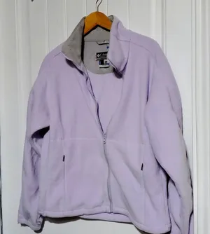 Women’s Columbia Benton Springs Fleece Jacket in purple Size Extra Large thumbnail 1