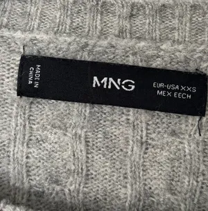 Mango Grey Knit Sweater thumbnail 3