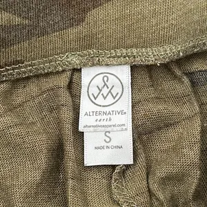 Alternative Earth Camouflage Lightweight Cropped Drawstring Joggers thumbnail 5