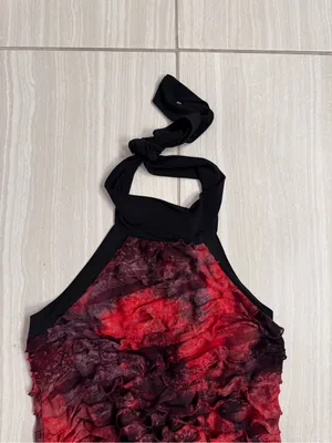 Studio Y 2000s Ruffle Halter Top thumbnail 2