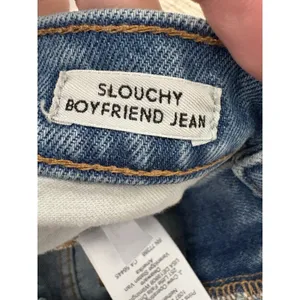 J.Crew Slouchy Boyfriend Jeans Womens 24 Blue Excellent Distressed‎ Raw Hem thumbnail 5