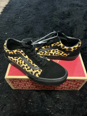 VANS old skool black suede animal print lace up shoes sneakers women’s 8.5 new thumbnail 7