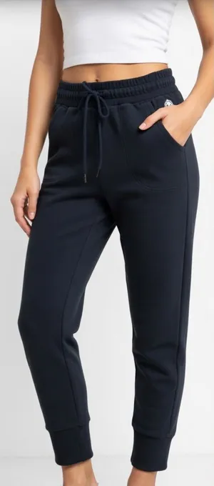Free People Movement Black Slim Track Joggers thumbnail 1