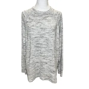 Aerie Marled Heather‎ Blue Gray Oversized Tunic Top Small Viscose Blend Soft thumbnail 2